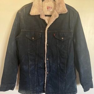 Vintage 80s Levi's dark wash denim jacket